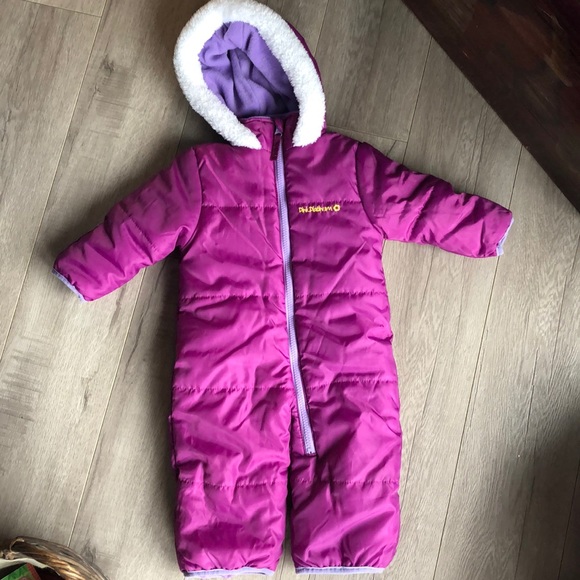 pink platinum snowsuit